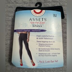 Assets by Spanx Seamless Leggings Heathered Gray Size S